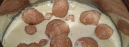 тефтели в молочном соусе. Шаг 10