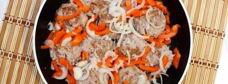 тефтели в томате с фасолью и перцем. Шаг 7