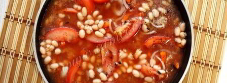 тефтели в томате с фасолью и перцем. Шаг 10