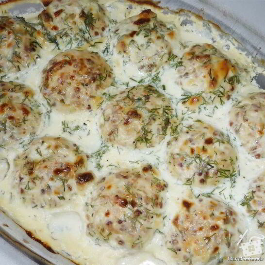 Рецепт тефтельки из курицы и гречки в соусе