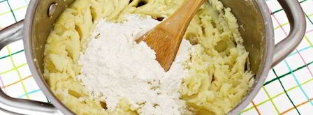 ленивые вареники с картошкой. Шаг 6