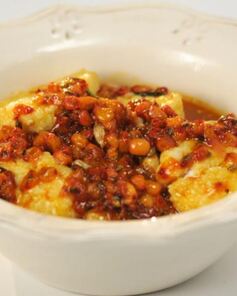 Ленивые вареники с облепиховым соусом