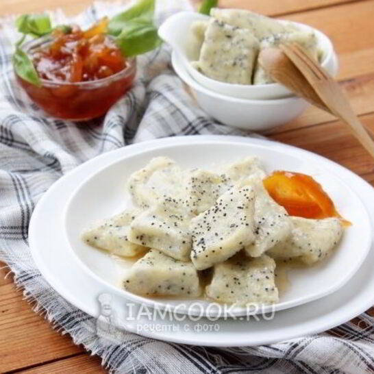 Рецепт ленивые вареники с творогом и маком