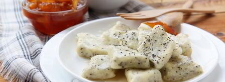 ленивые вареники с творогом и маком. Шаг 10