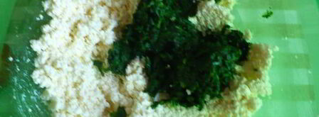 ленивые вареники со шпинатом. Шаг 3