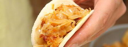 постные вареники с капустой. Шаг 9