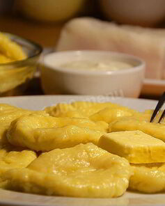 Простые и быстрые ленивые вареники с картофелем