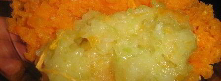 ржаные вареники с тыквой на пару, постные. Шаг 3