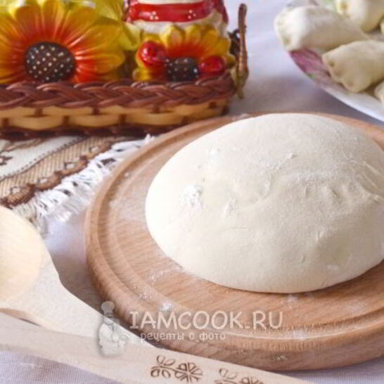 Рецепт тесто для вареников на молоке