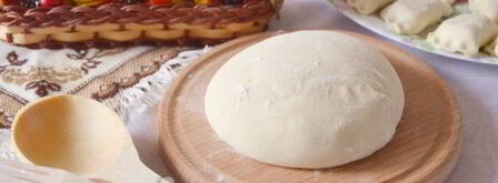 тесто для вареников на молоке. Шаг 9