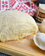 Тесто на кефире для вареников