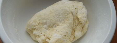 тесто на кефире для вареников. Шаг 4