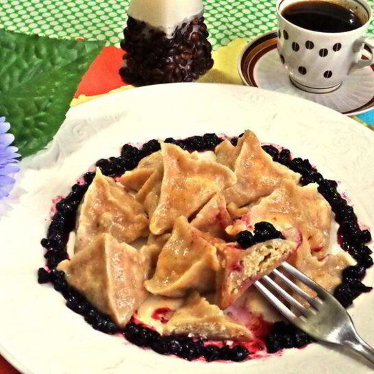 Рецепт вареники из полезного теста