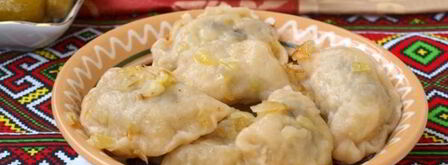 вареники из теста на кефире с картошкой и грибами. Шаг 11