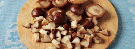 вареники из заварного теста с картошкой и грибами. Шаг 8