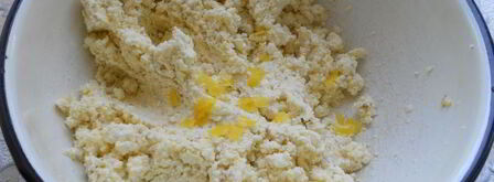 вареники ленивые с овсяными хлопьями и лимонной цедрой. Шаг 3