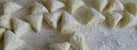 вареники ленивые с овсяными хлопьями и лимонной цедрой. Шаг 4