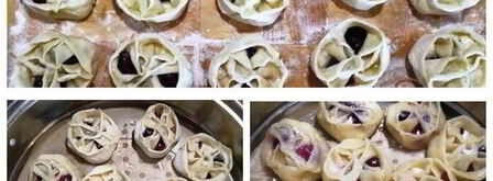 вареники с черешней и творогом. Шаг 4