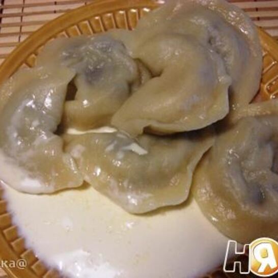 Рецепт вареники с грибами