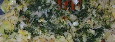 вареники с капустой и маслятами. Шаг 7