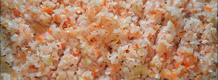 вареники с капустой и салом. Шаг 2