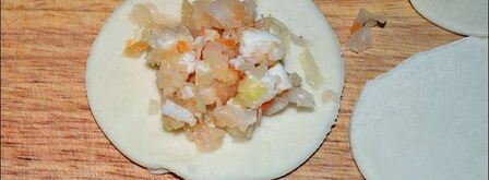 вареники с капустой и салом. Шаг 4