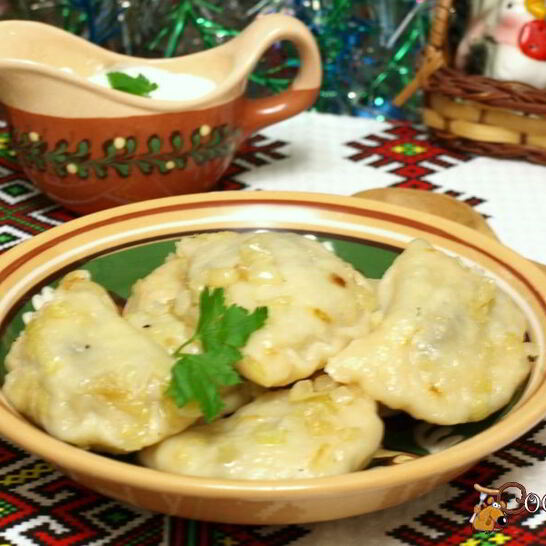 Рецепт вареники с капустой