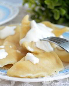 Вареники с картошкой и творогом