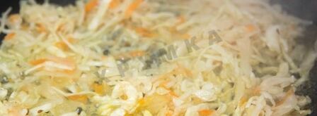 вареники с кислой капустой и мятым картофелем. Шаг 4