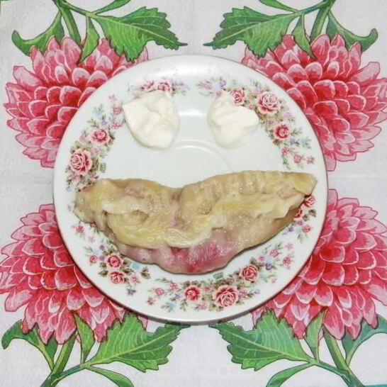 Рецепт вареники с малиной