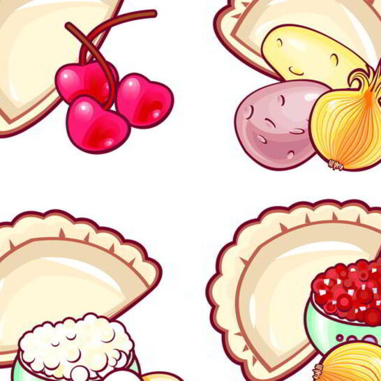 Рецепт вареники с салом