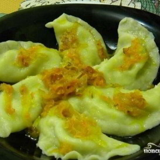 Рецепт вареники с сыром и зеленью