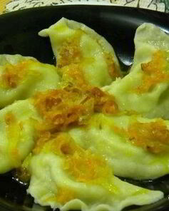 Вареники с сыром и зеленью