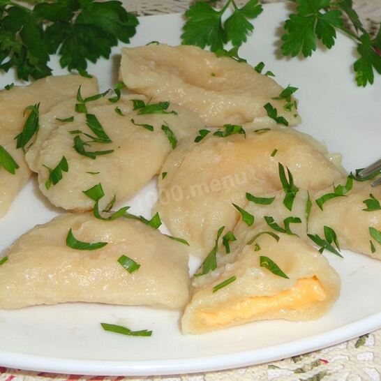 Рецепт вареники с сыром