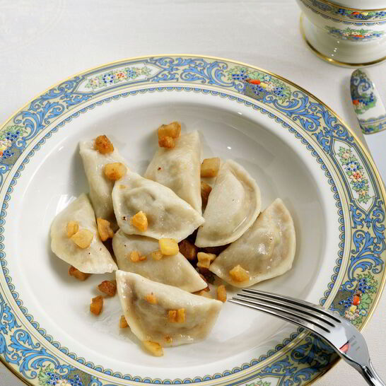 Рецепт вареники с тремя видами мяса