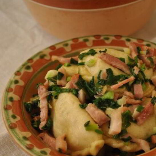 Рецепт вареники с творогом и картошкой