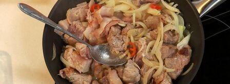 вареники со свининой и зелеными сливами. Шаг 5