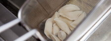 жареные вареники с картошкой. Шаг 5