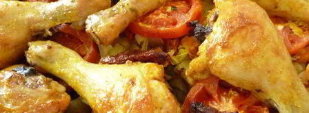 куриное жаркое с грибами и вялеными помидорами. Шаг 5