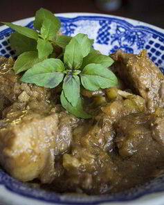 Овощное жаркое с ребрышками