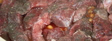 сытное жаркое с говядиной и фасолью. Шаг 2