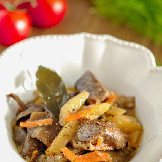 Рецепт жаркое из говядины с грибами