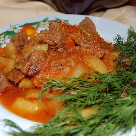 Рецепт жаркое из говядины