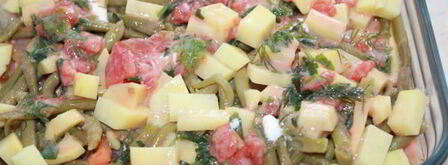 жаркое из индейки со стручковой фасолью. Шаг 6