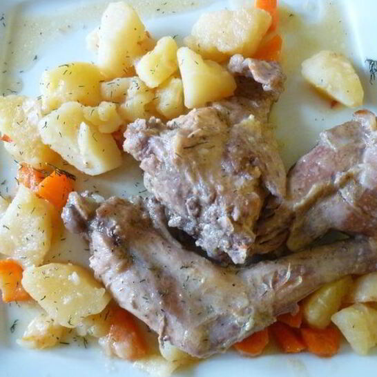 Рецепт жаркое из кролика