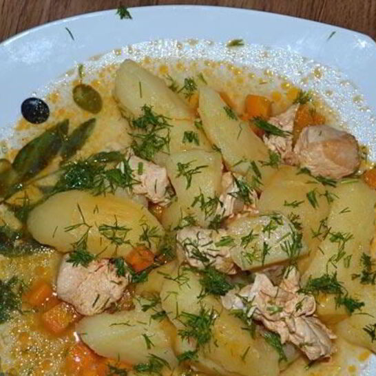 Рецепт жаркое из курицы в мультиварке