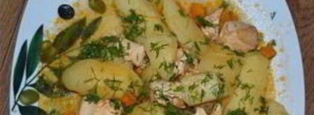 жаркое из курицы в мультиварке. Шаг 7