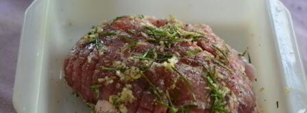 жаркое из свинины с чесноком и розмарином. Шаг 2