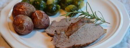 жаркое из свинины с чесноком и розмарином. Шаг 5