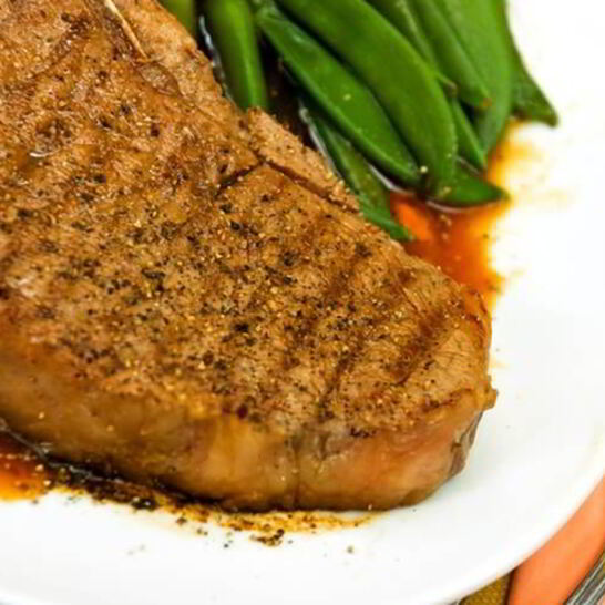 Рецепт жаркое из телятины с зеленой фасолью и беконом